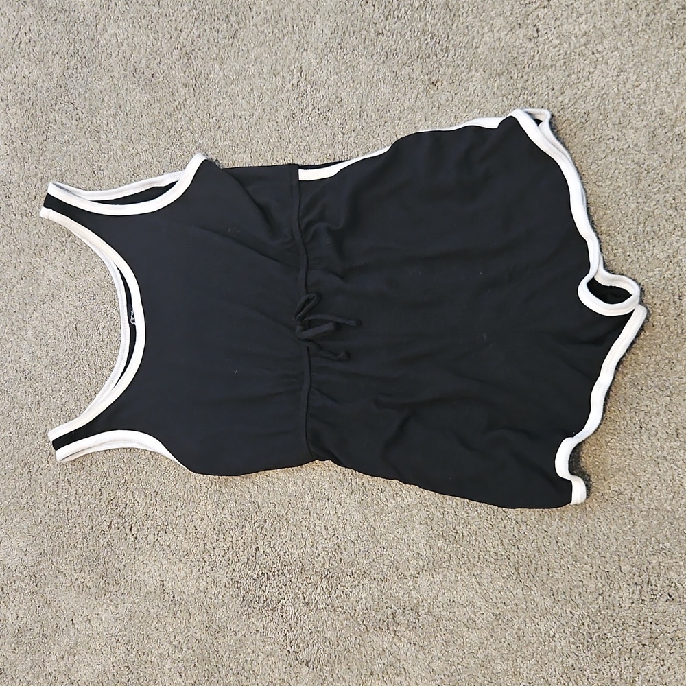 Art Class Black Sleeveless Women's One Piece